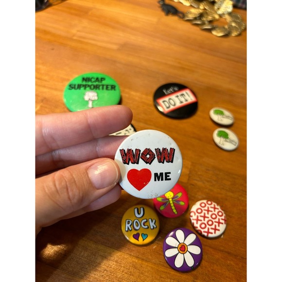 Vintage Hippie Pin Lot Environmentalist Tree Advocate‎ NICAP - Picture 5 of 6